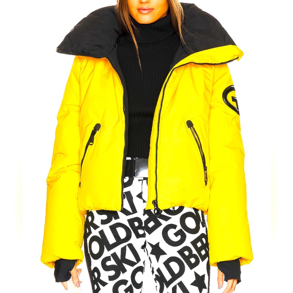 Goldbergh Porter Puffer Jacket in Sunshine